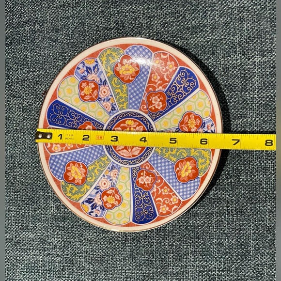 Imari Ware Japan 6 1/2" Decorative Porcelain Plate - Picture 3 of 3